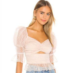 LPA Dolores Top in Nude Size M NEW WITH TAGS
